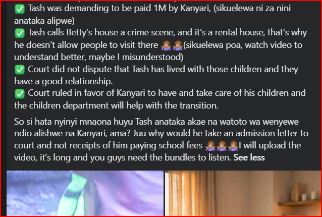 Inside Kanyari’s Child Custody Battle With Ex-Wife’s Husband Tash- Tash Wanted Ksh 1 Million Compensation For Taking Care Of The Kids