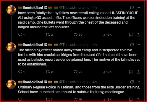 Elite GSU Officer on Training Goes on a Shooting Spree And Shoots His Colleague Dead